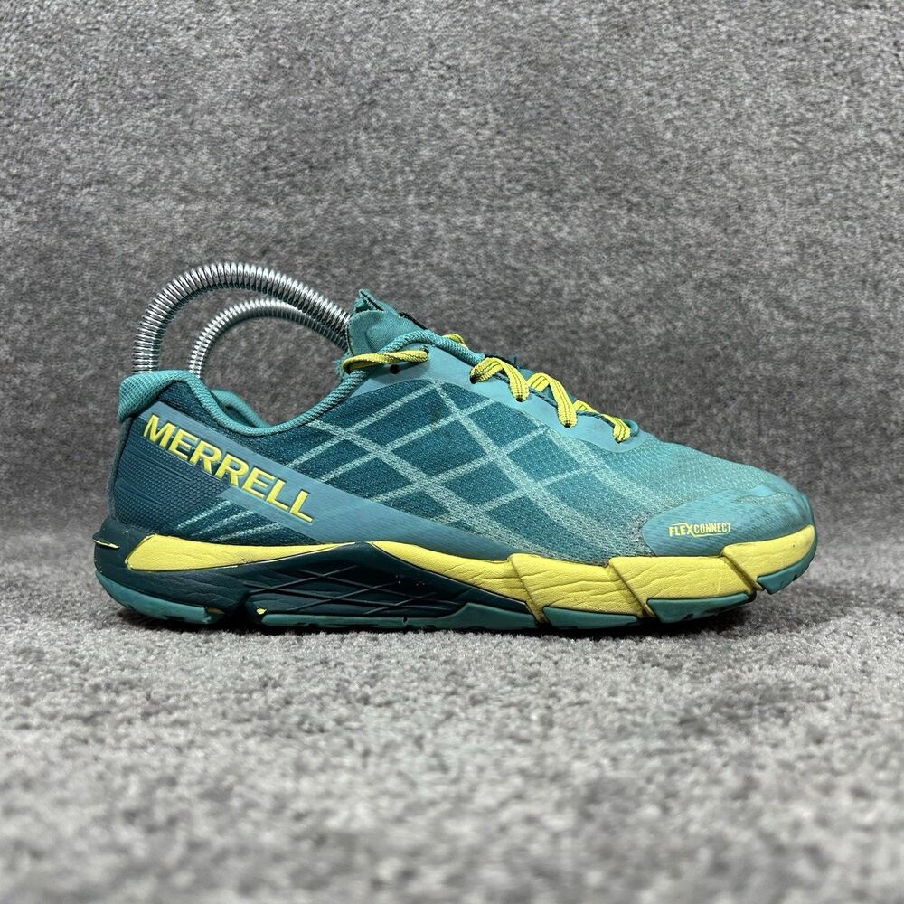 Merrell Bare Access J09648 Women’s Size 6.5 Aruba Blue Trail Running Shoes Used